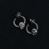 WERKSTATT MUNCHEN 925 Silver Skull Series Ring/Earrings/Bracelet/Necklace Germany WM-M4505-0 Earrings (M1831)